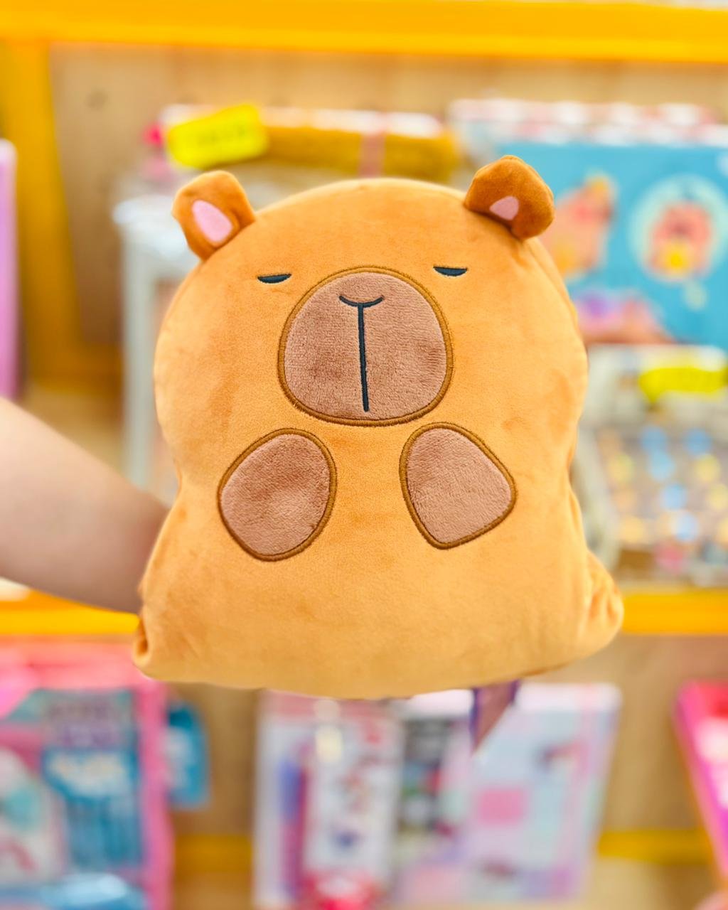 ALMOFADA FORMATO HUGGY CAPIVARAA