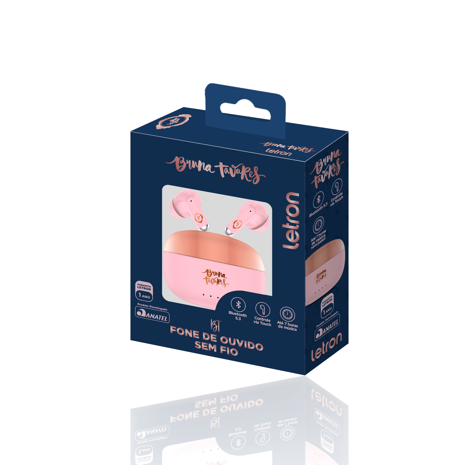 FONE BLUETOOTH BRUNA TAVARES