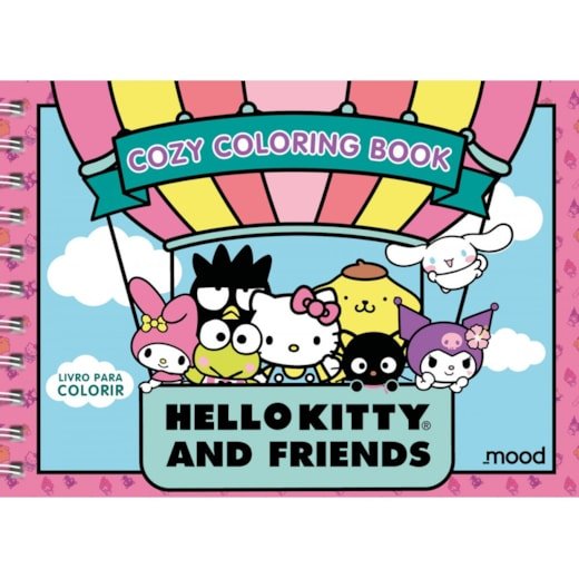 LIVRO COLORIR COMFY E COZY HELLO KITTY