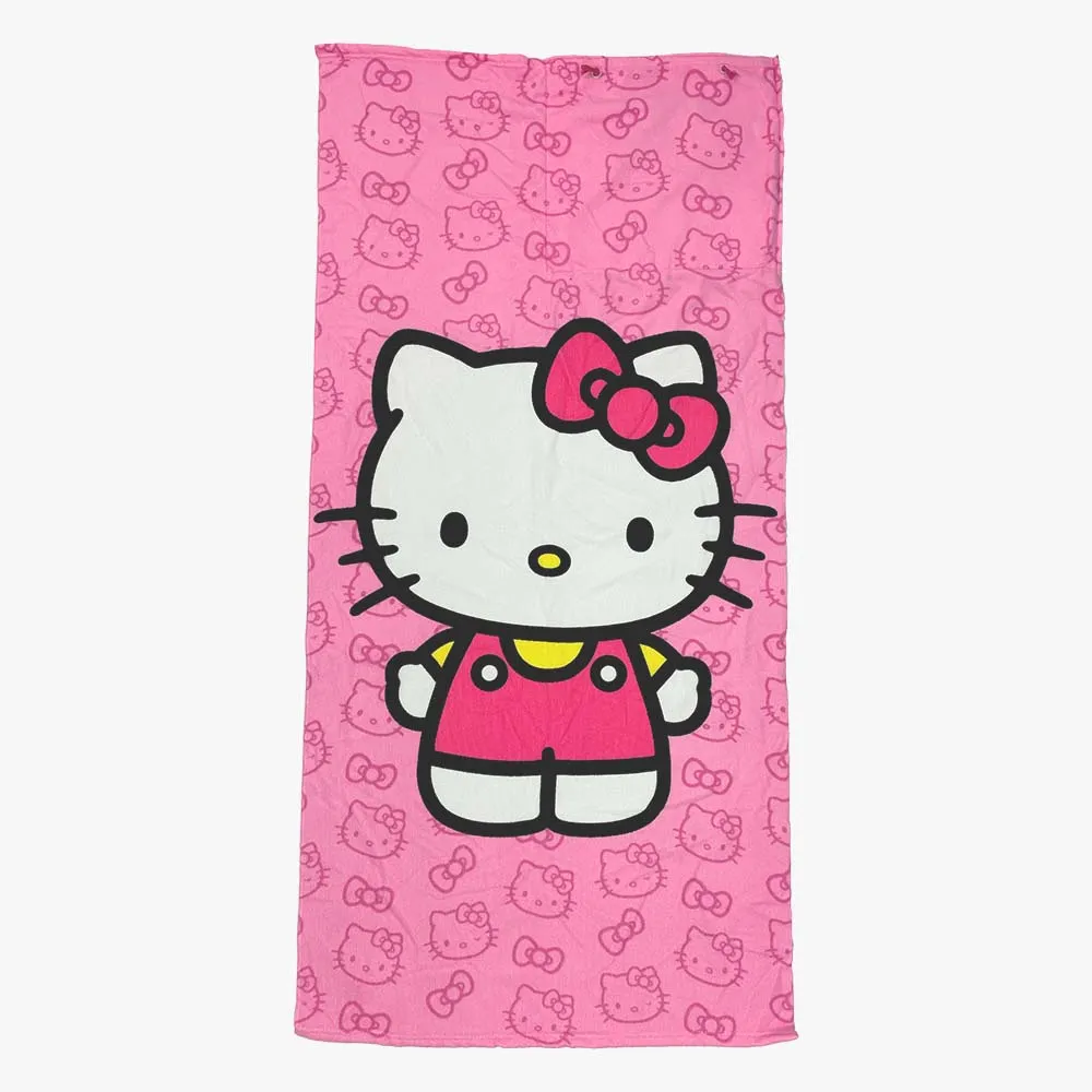 TOALHA DE PRAIA 2 EM 1 SACOLA HELLO KITTY - Imagem 2