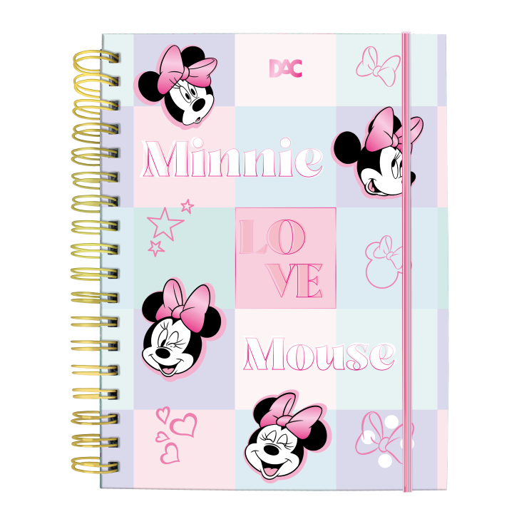 CADERNO COLEGIAL 1X1 SMART MINNIE