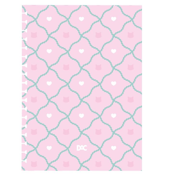 CADERNO COLEGIAL 1X1 SMART SO CUTE GATO - Imagem 2