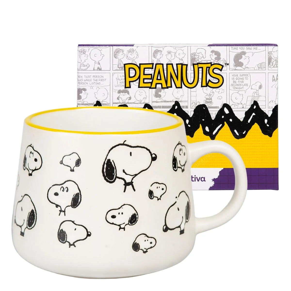 CANECA CERAMICA 500ML MOMA SNOOPY