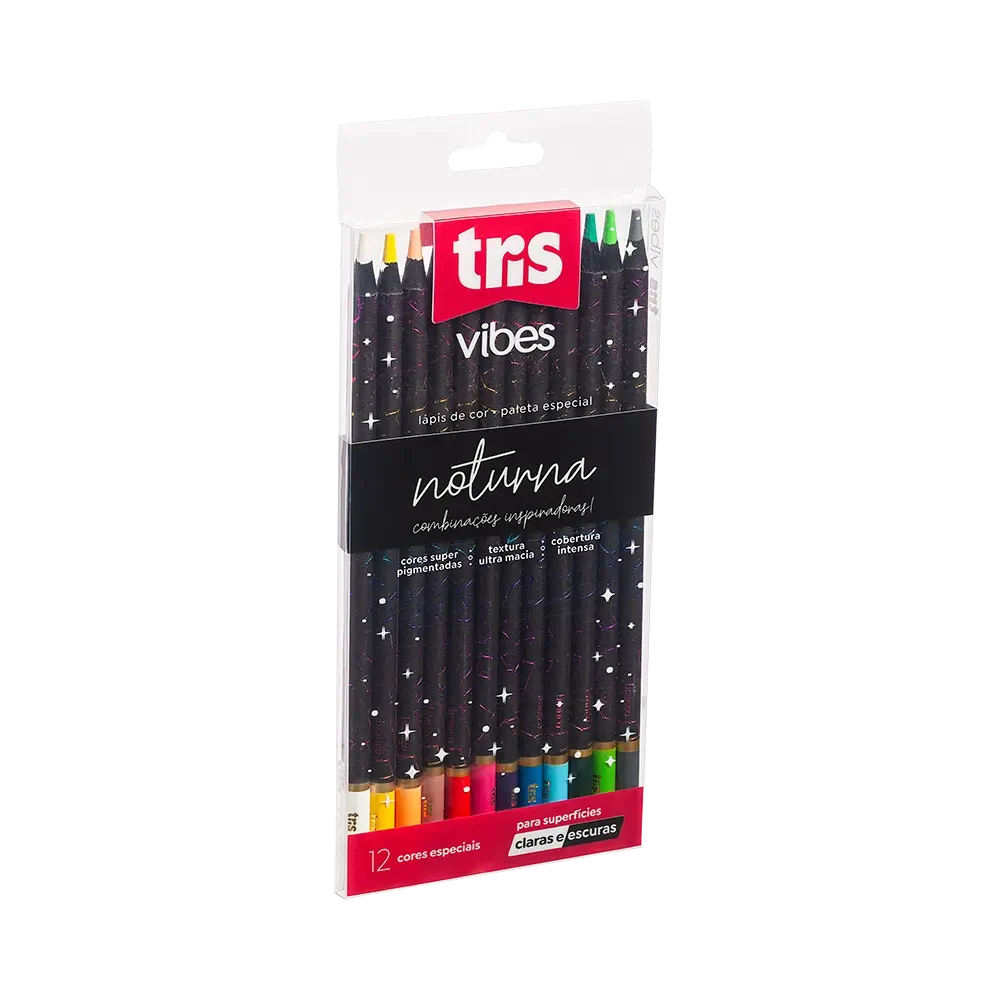 LAPIS COR C/12 VIBES NOTURNO