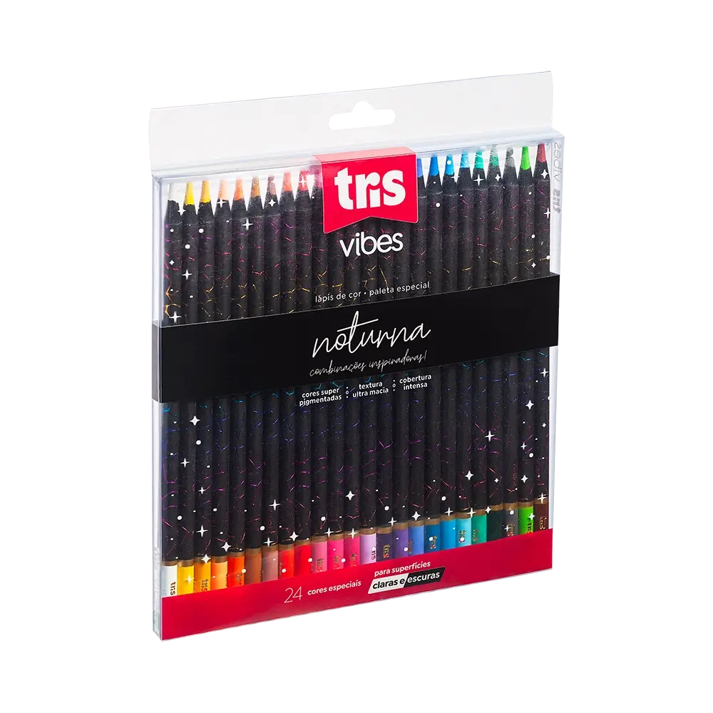 LAPIS COR C/24 VIBES NOTURNO