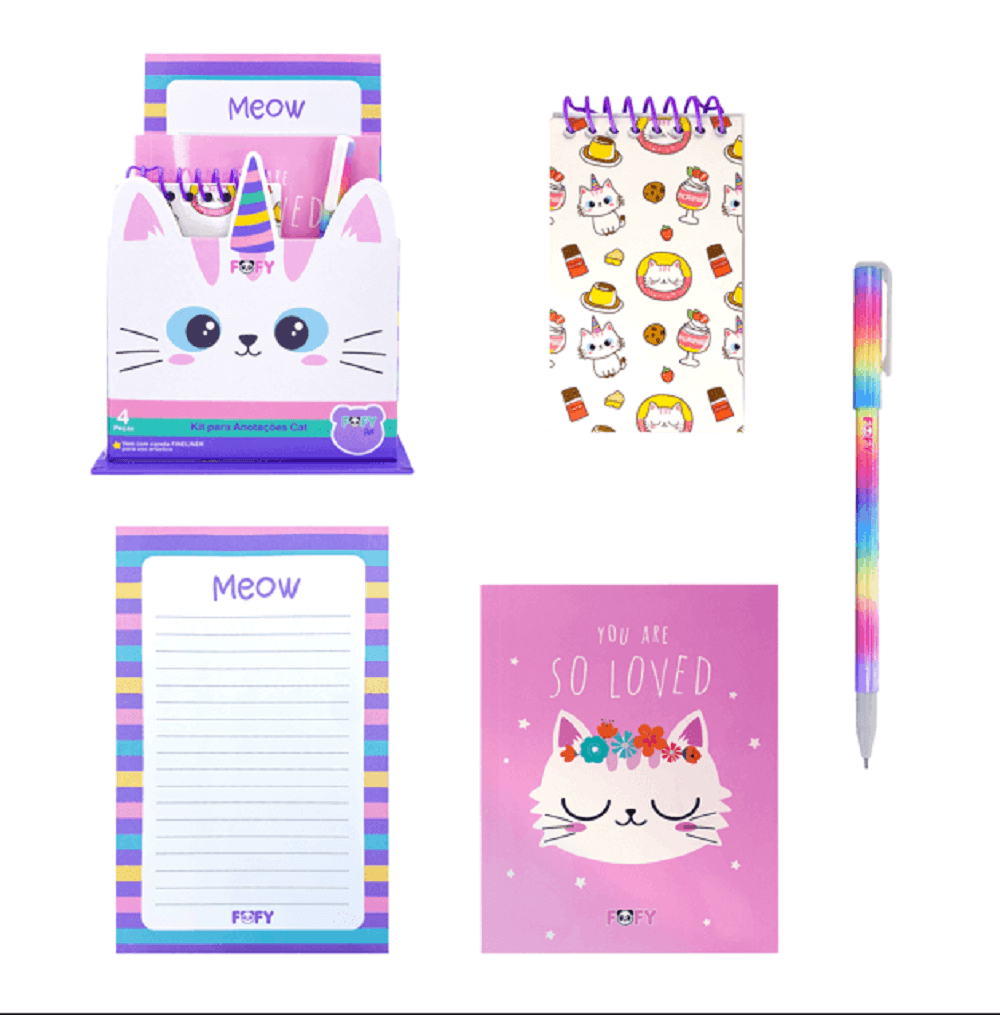 KIT ANOTACAO GATO - Imagem 2