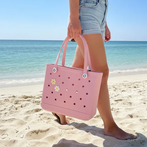 BOLSA DE MAO EVA ROSA BB TAMANHO M