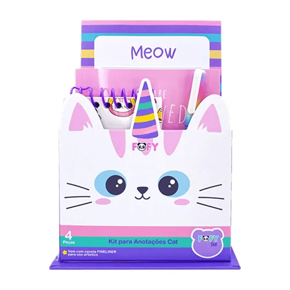 KIT ANOTACAO GATO