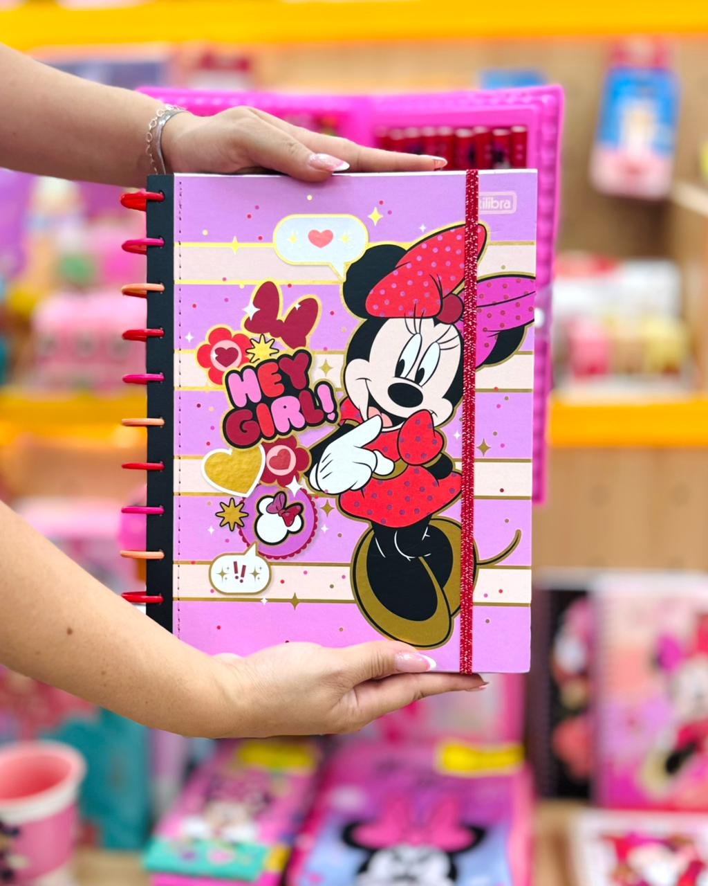 CADERNO TILIDISCO MINNIE