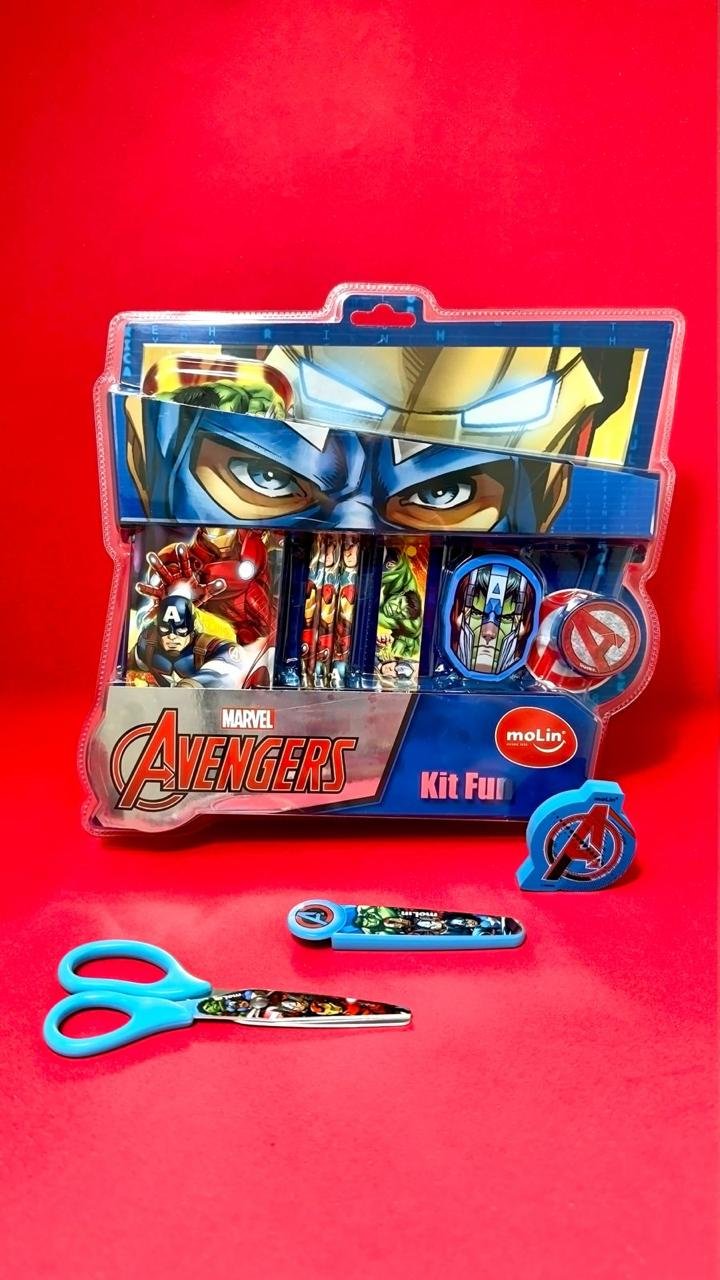 KIT FUN VINGADORES 2 7 PEÇAS