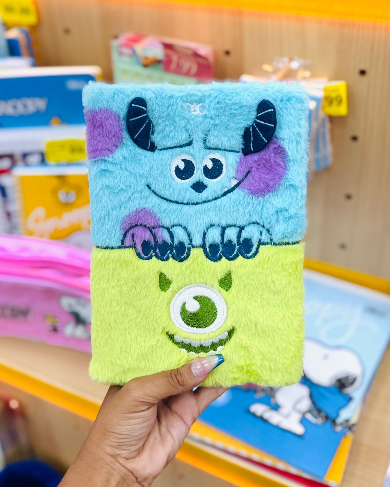 CADERNO FLUFFY MONST. S/A