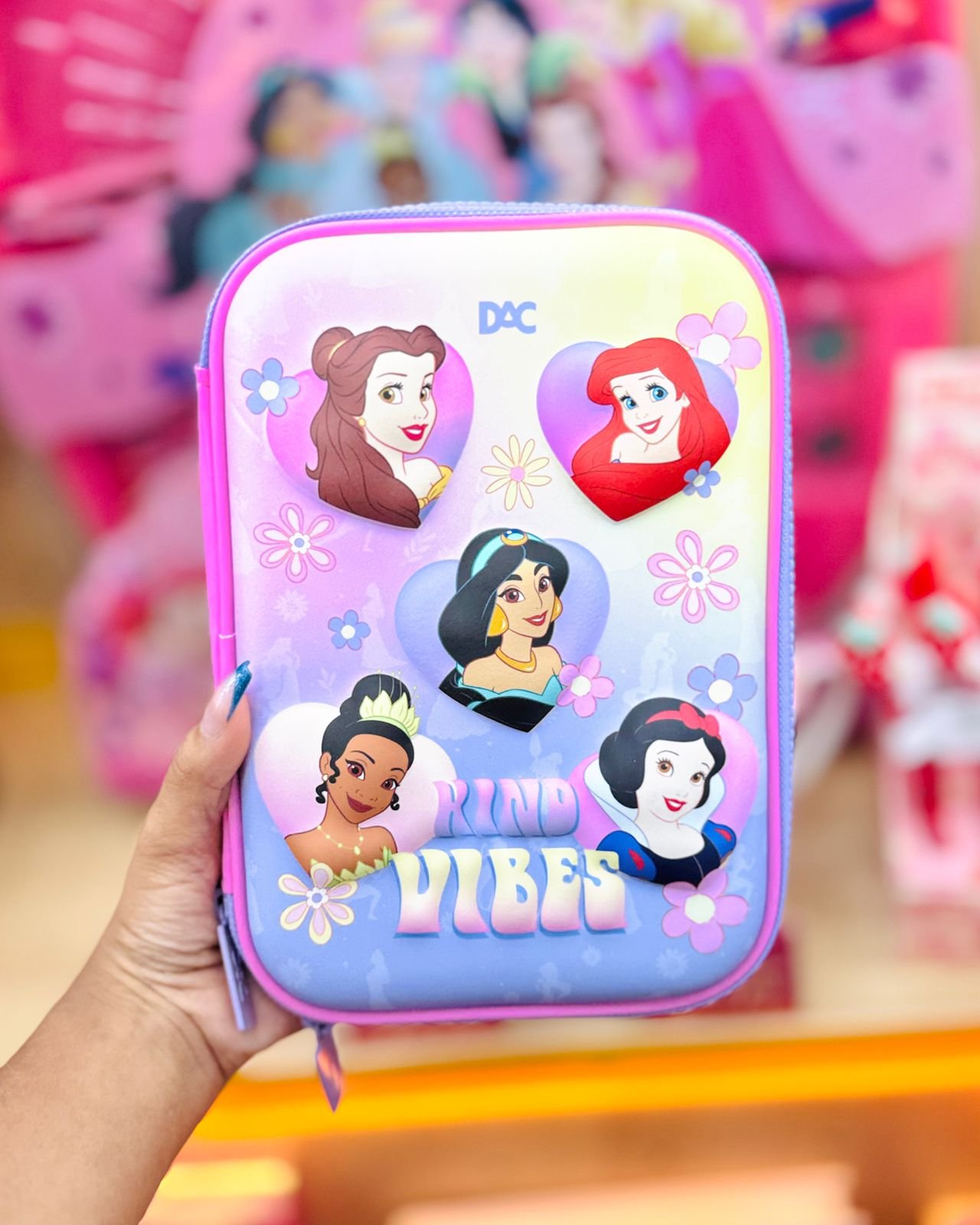 ESTOJO INF F PRINCESAS 3D