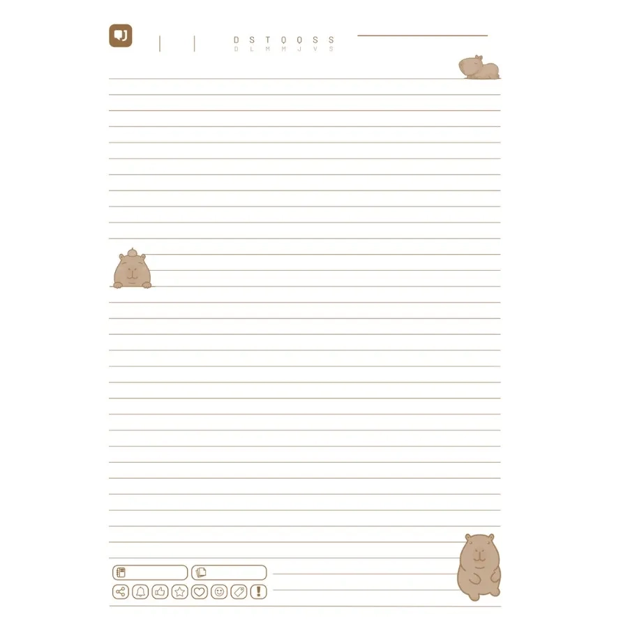 CADERNO 15X1 CAPIVARA - Imagem 7