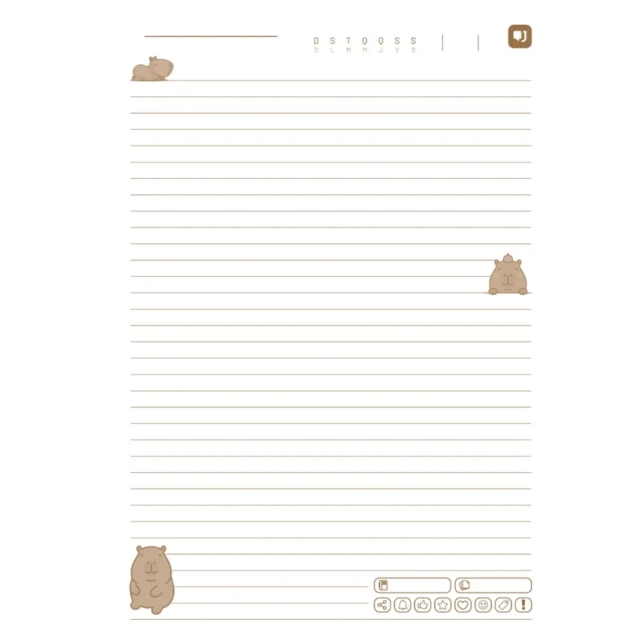 CADERNO 15X1 CAPIVARA - Imagem 8