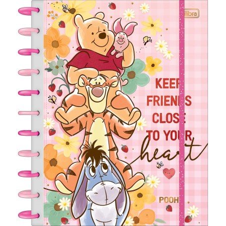CADERNO TILIDISCO 10X1 POOH TILIBRA