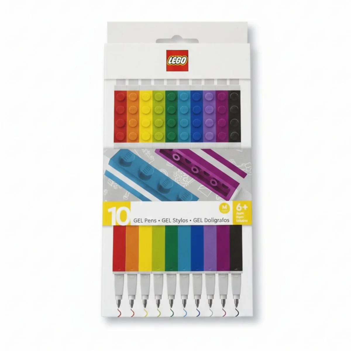 CANETA GEL 10 CORES LEGO JANDAIA