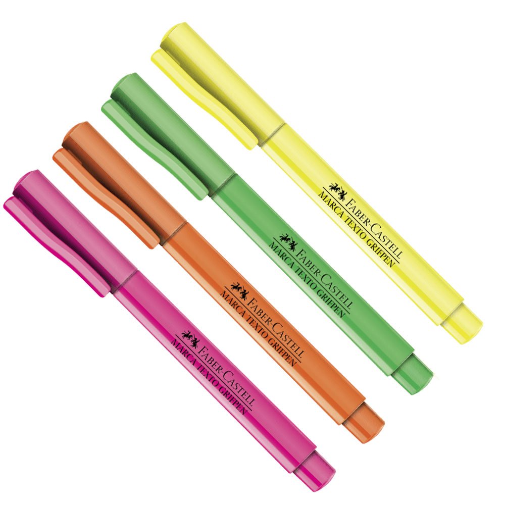 MARCA TEXTO GRIFPEN C/4 NEON - Imagem 2
