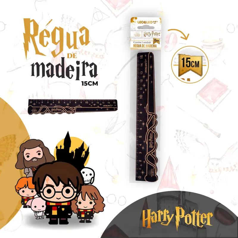 REGUA 15CM H POTTER