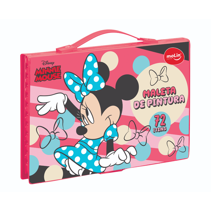 MALETA PINTURA 72PC MINNIE
