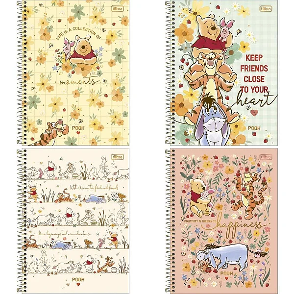 CADERNO 10X1 POOH