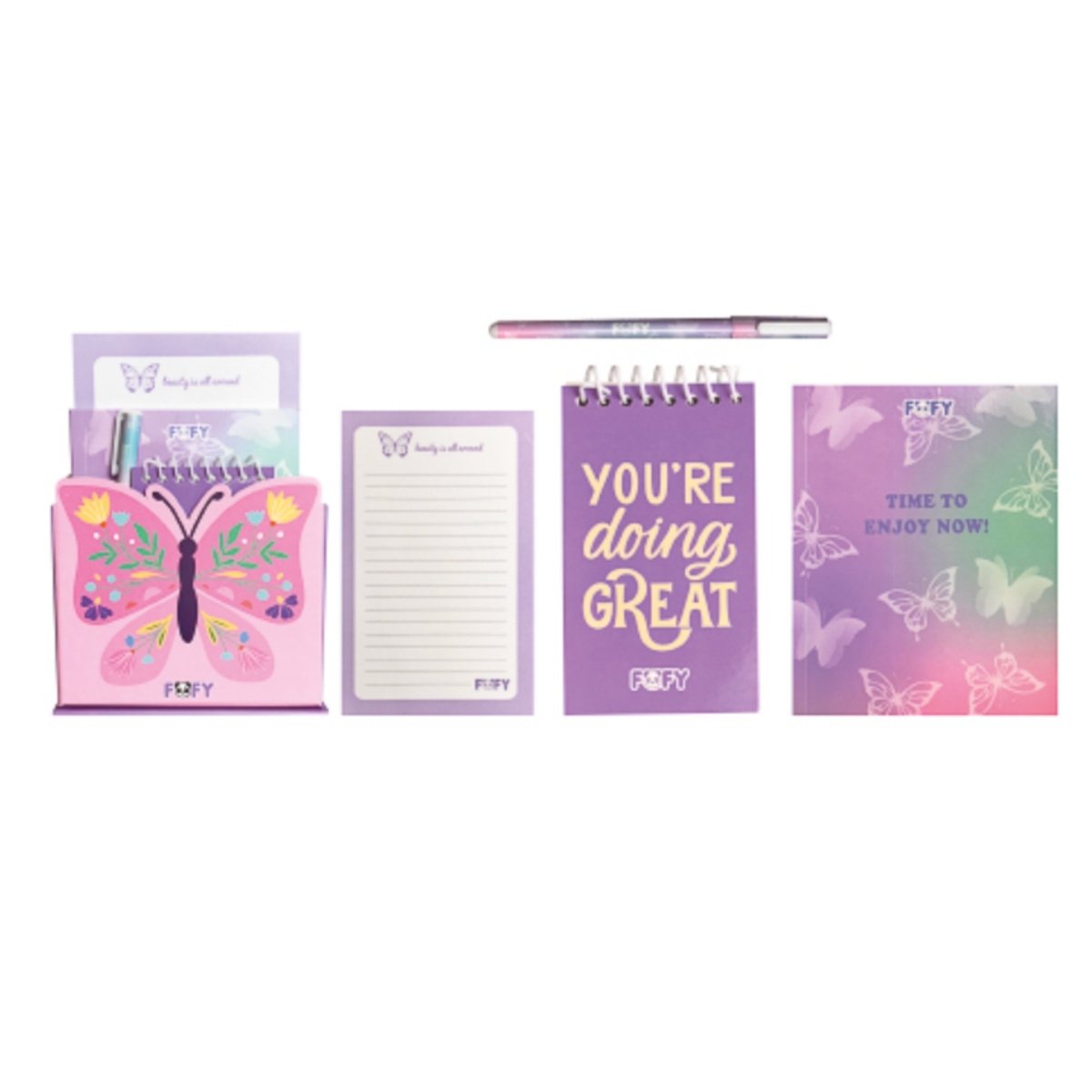 KIT DE ANOTACAO BUTTERFLY SPRING - Imagem 2