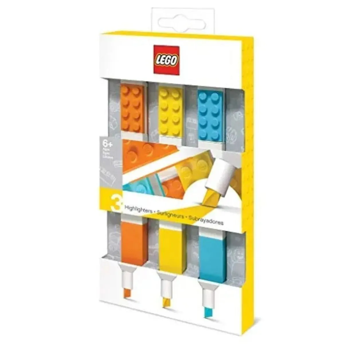 MARCA TEXTO 3 CORES LEGO JANDAIA
