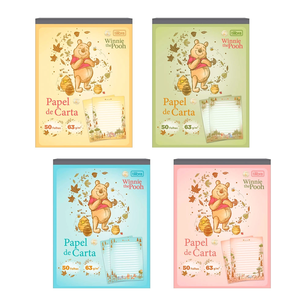 PAPEL CARTA 50F POOH