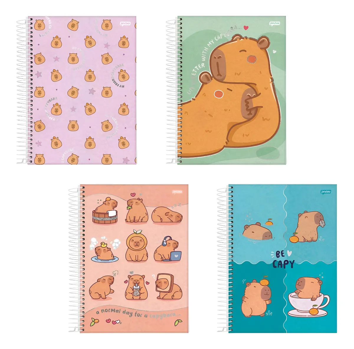 CADERNO 1X1 CAPIVARA