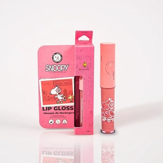 LIP GLOSS SNOOPY MOUSSE MORANGO