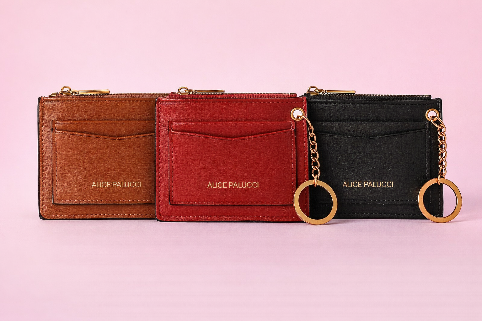 CARTEIRA ALICE PALUCCI LETTERING C/ CHAVEIRO