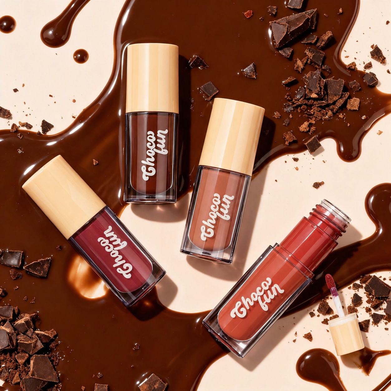 TINT CREAM SHINE CHOCO FUN FENZZA NOVAS CORES