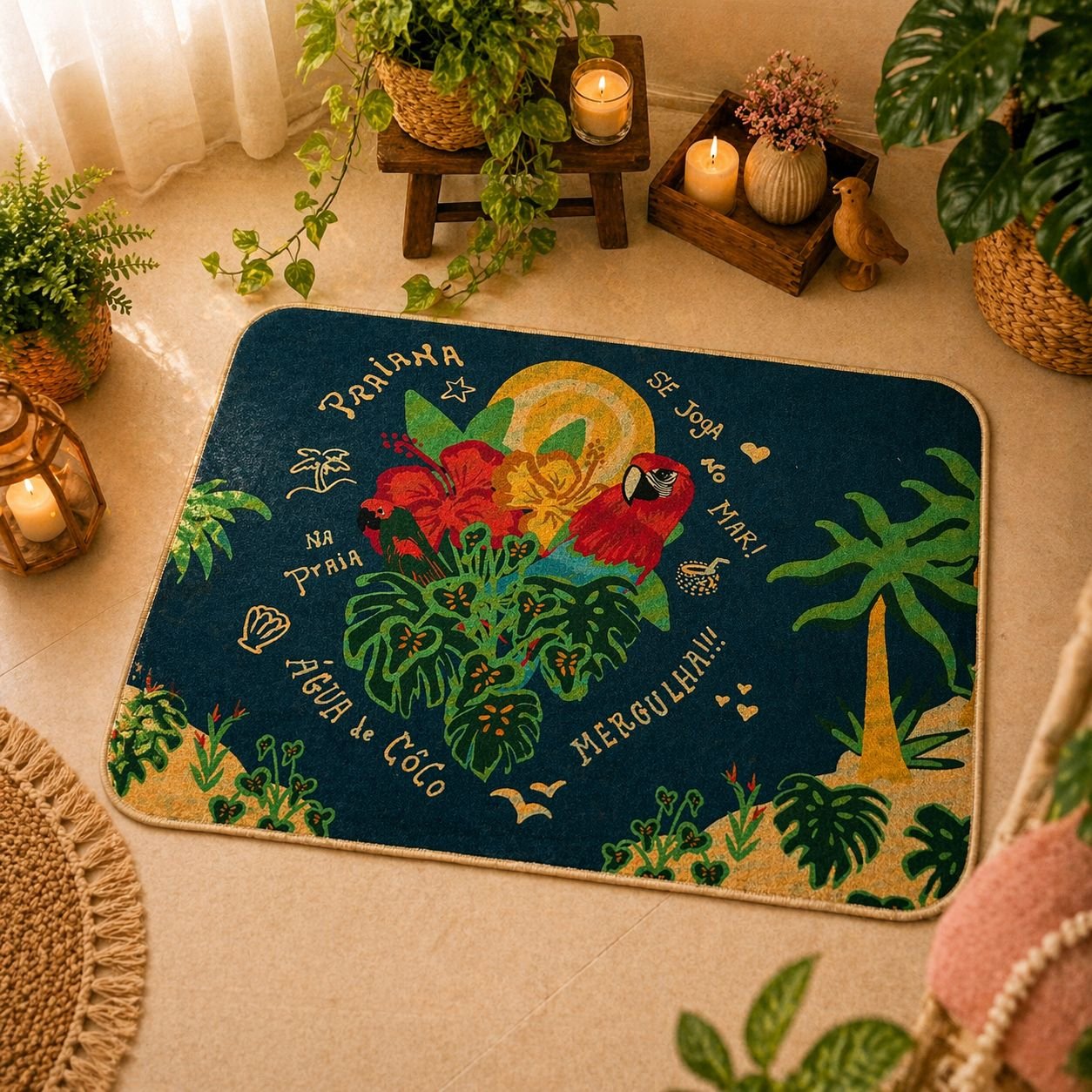 TAPETE 38X58 TROPICAL - Imagem 4