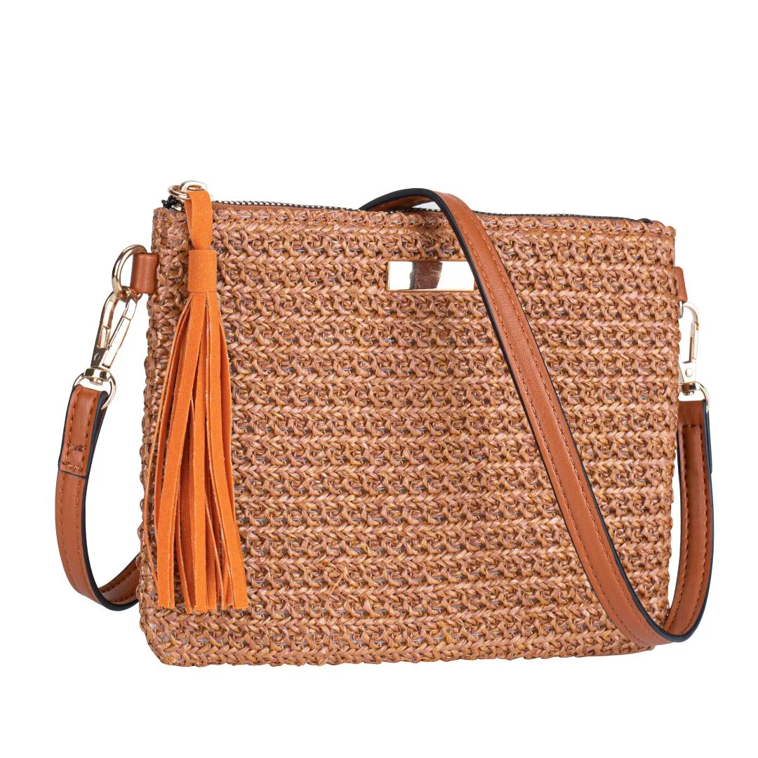 BOLSA TRANSVERSAL 2 EM 1 MARROM - Imagem 2