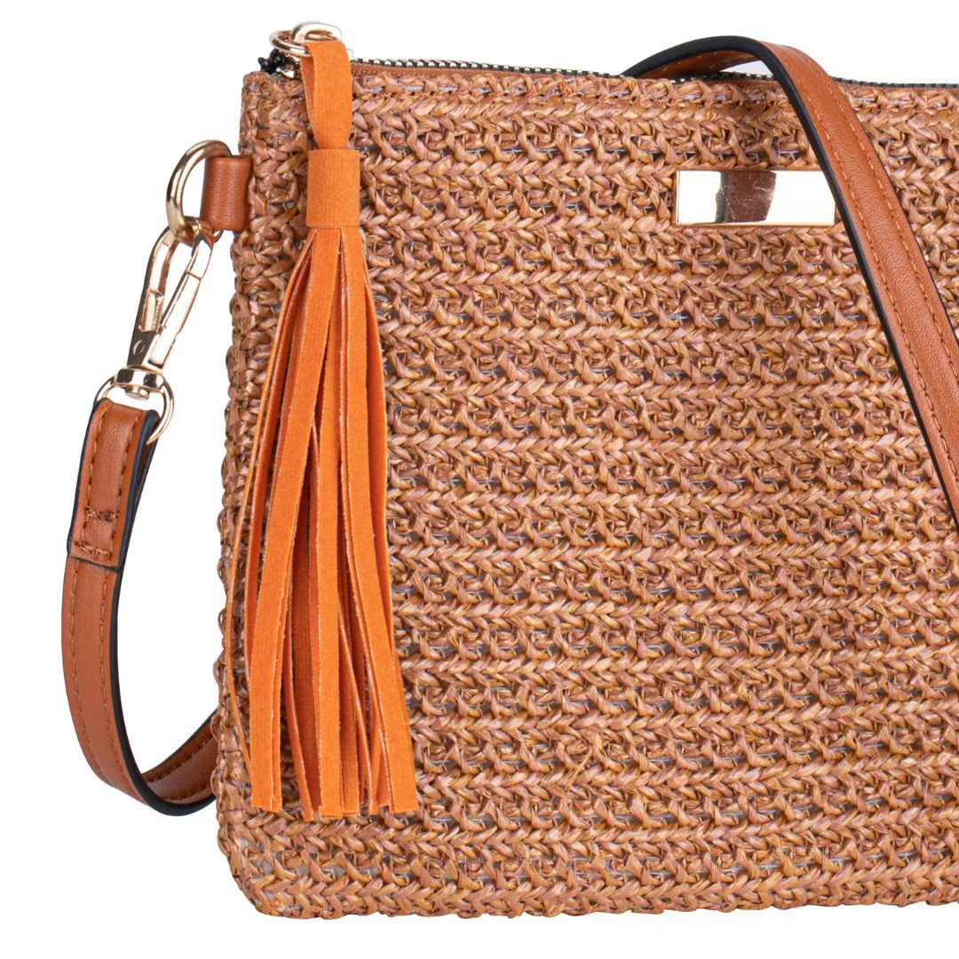 BOLSA TRANSVERSAL 2 EM 1 MARROM - Imagem 4