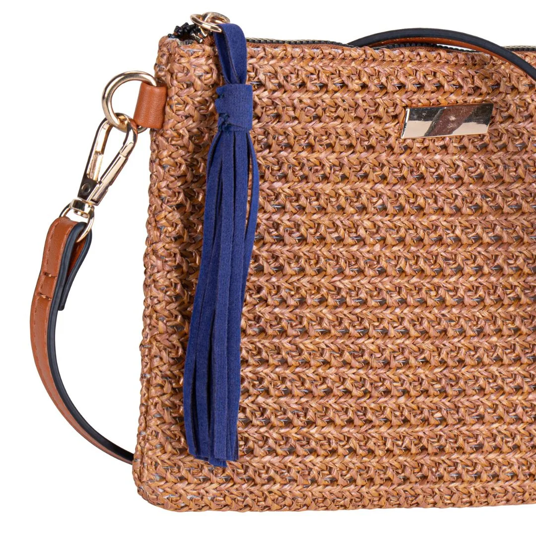 BOLSA TRANSVERSAL 2 EM 1 MARROM - Imagem 5