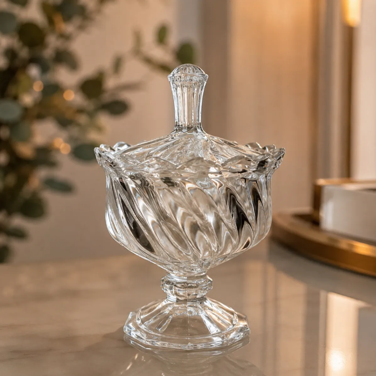 BOMBONIERE VIDRO 150ML CRYSTAL