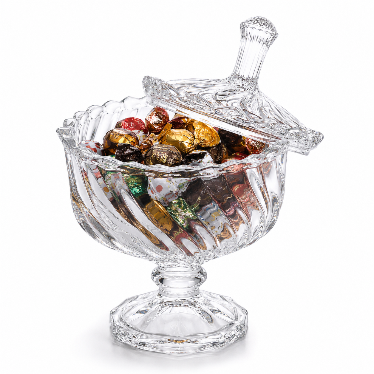 BOMBONIERE VIDRO 150ML CRYSTAL