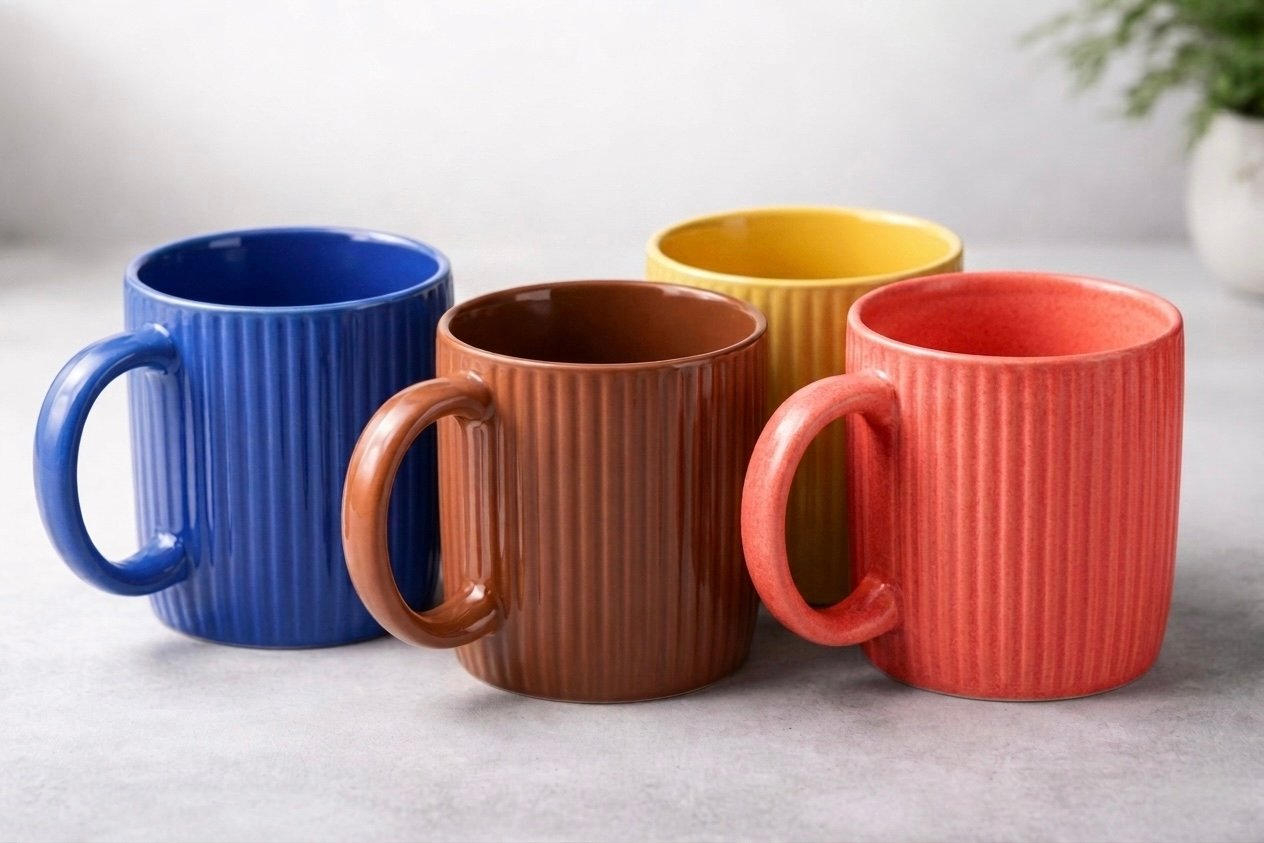 CANECA CERÂMICA 300ML BOURBON