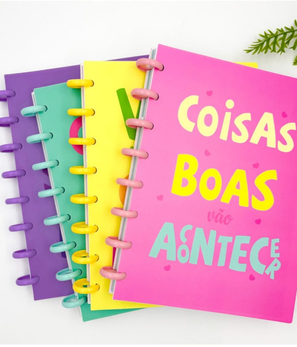 CADERNO DE DISCO A5 80FLS FRASES