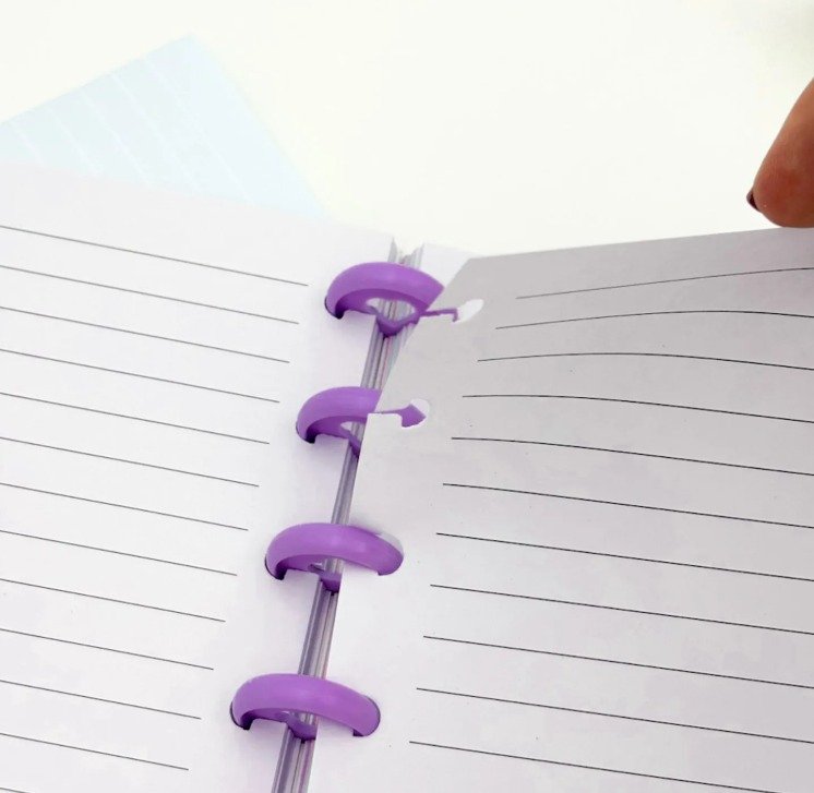 CADERNO DE DISCO A5 80FLS FRASES - Imagem 2
