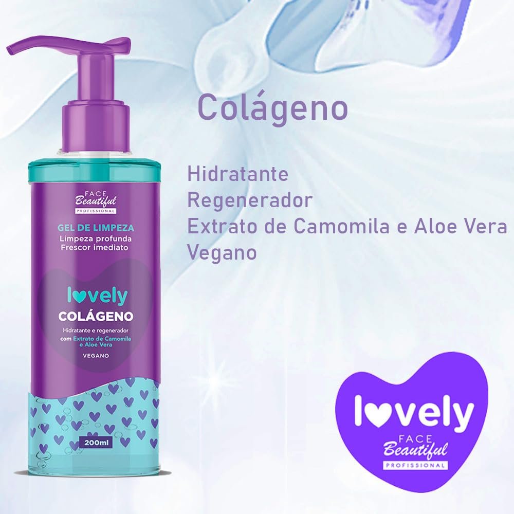 GEL LIMPEZA COLÁGENO 200ML FACE BEAUTIFUL - Imagem 2