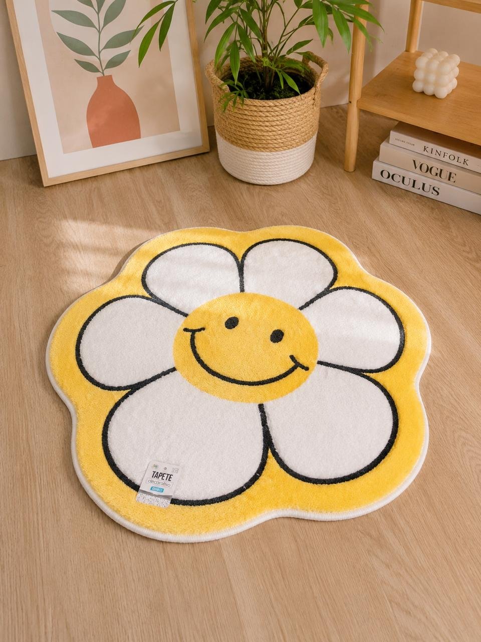 TAPETE 60CM FLOR FUXING - Imagem 2