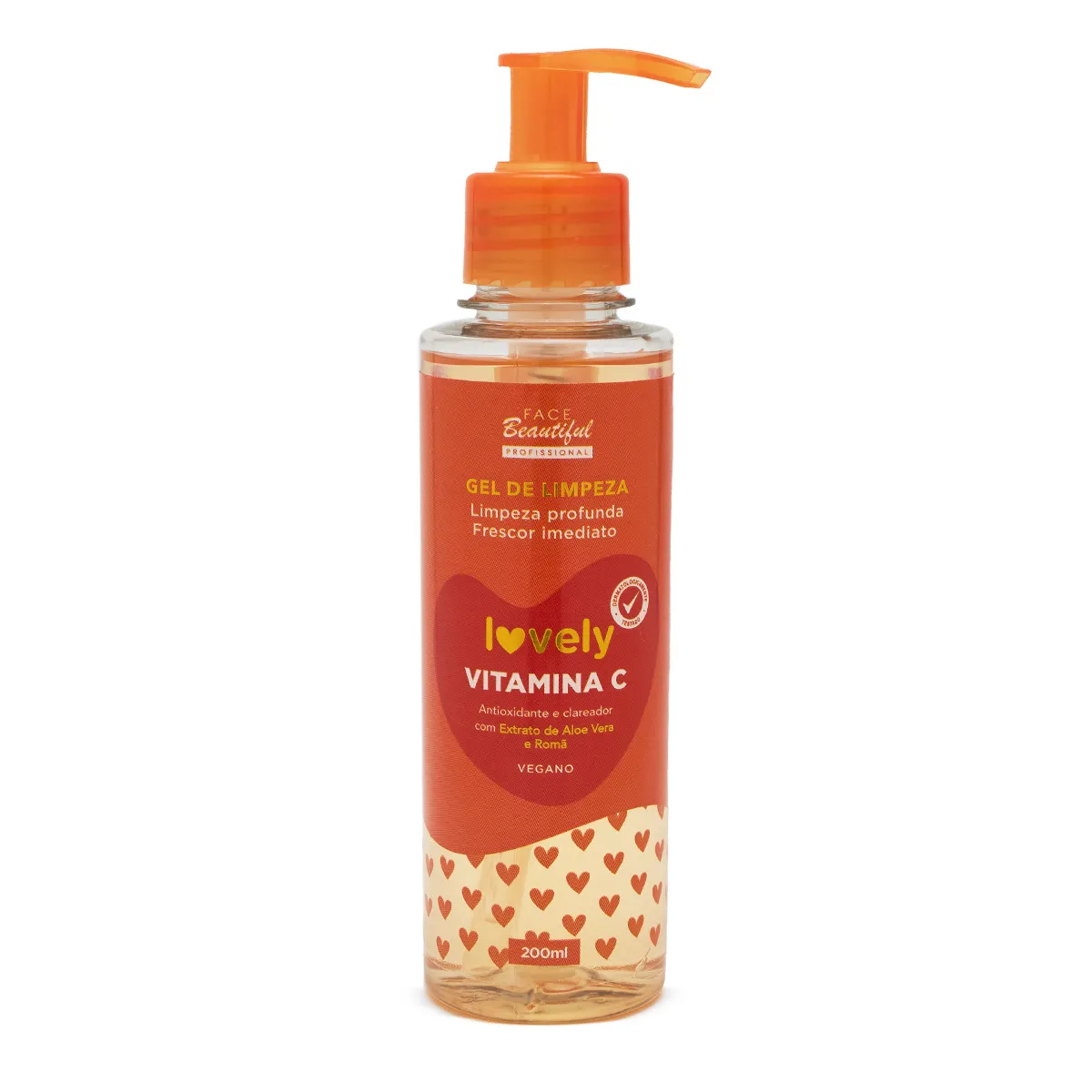 GEL LIMPEZA VITAMINA C 200ML FACE BEAUTIFUL