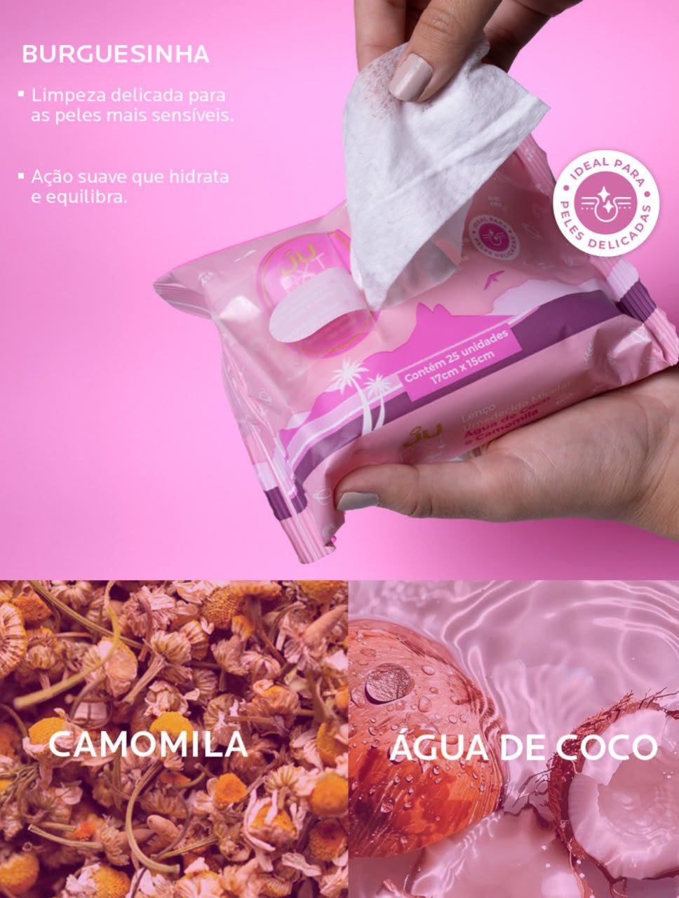 LENÇO UMEDECIDO ESSÊNCIA CARIOCA - Imagem 3