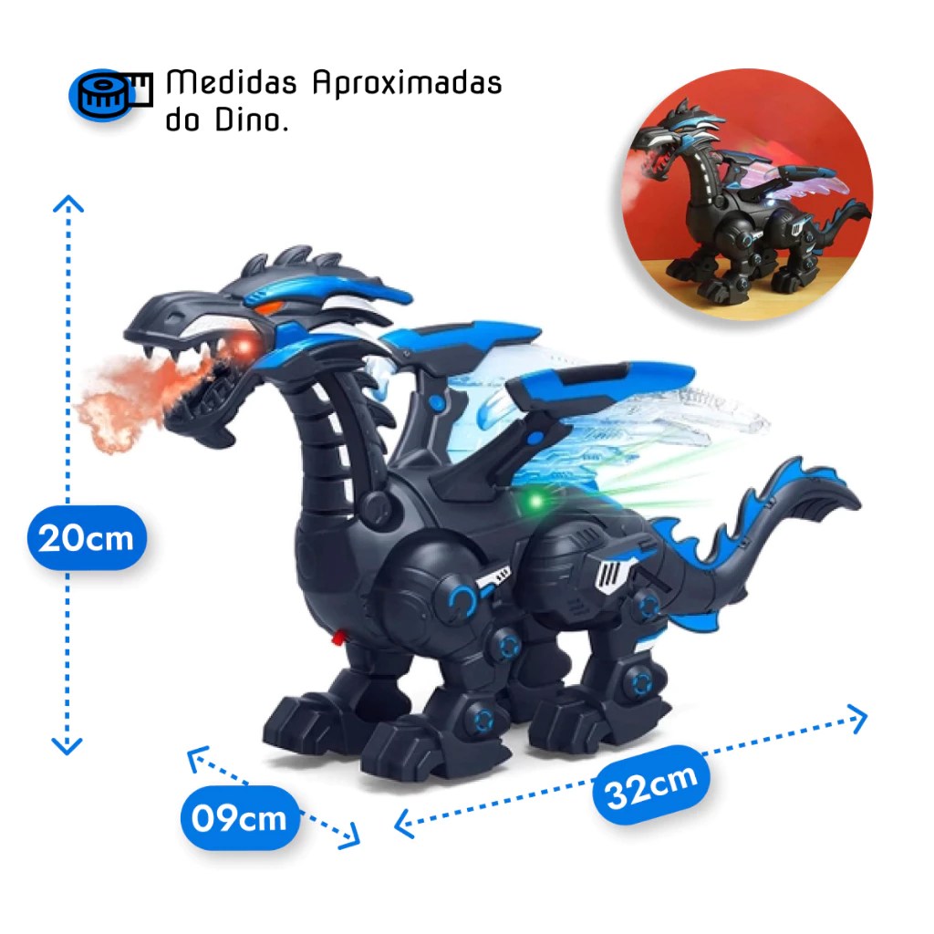 DINO ROBÔ SPRAY - Imagem 3