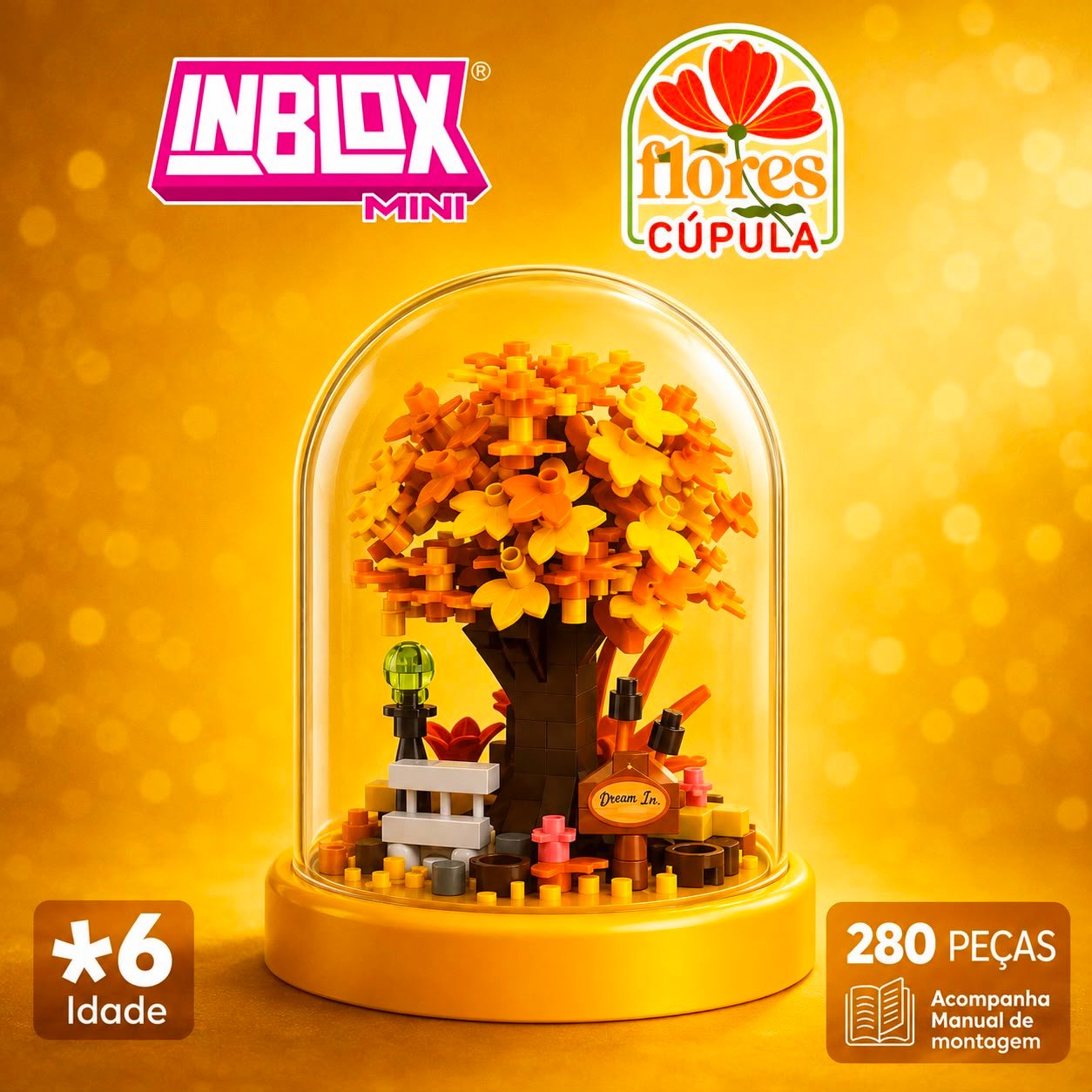 INBLOX MINI CUPULA FLOR - Imagem 3
