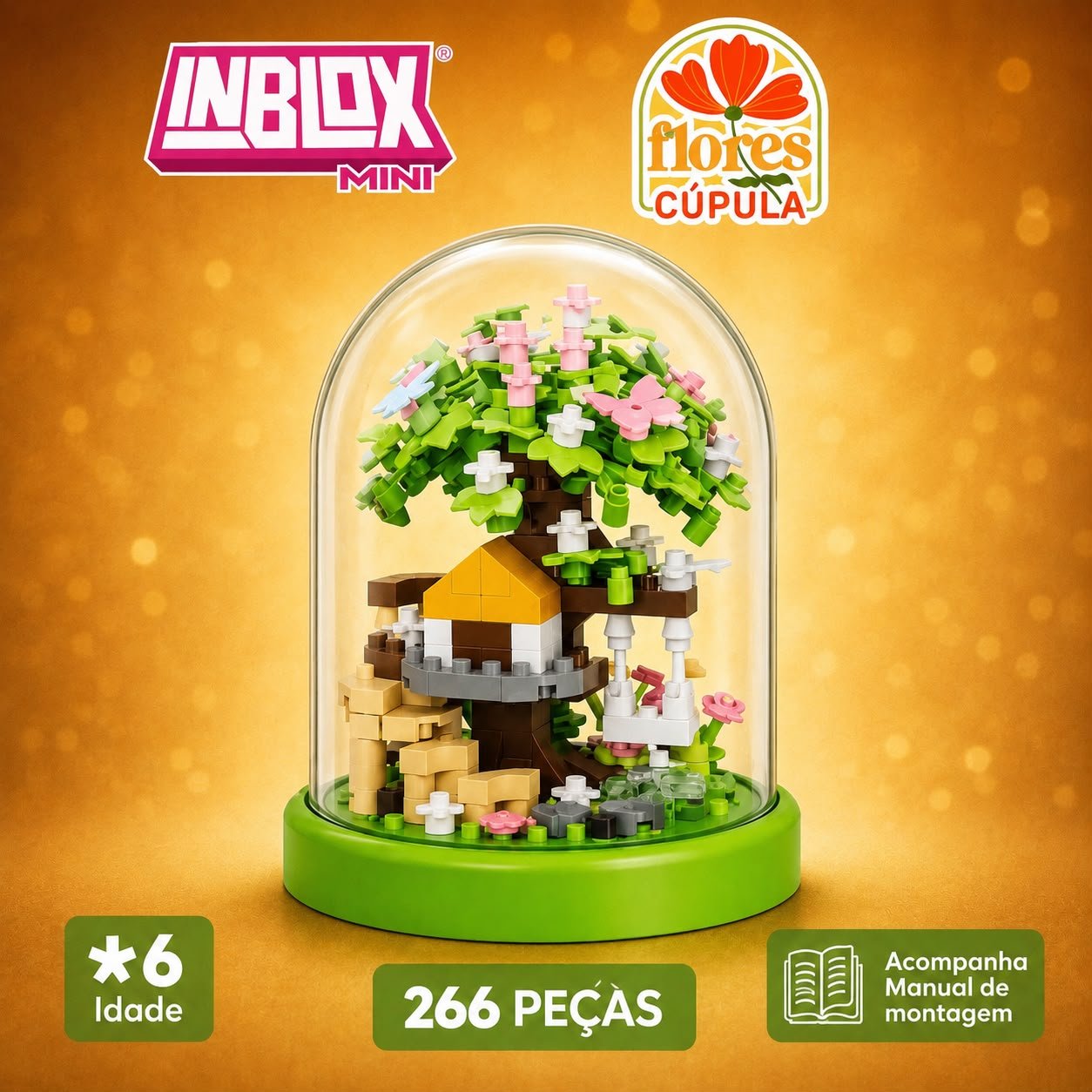 INBLOX MINI CUPULA FLOR - Imagem 4