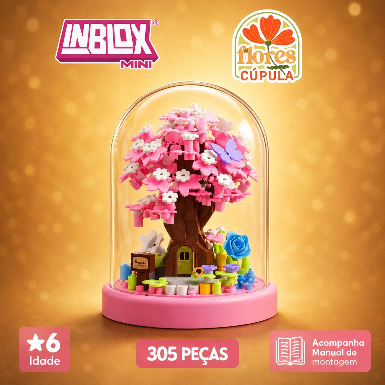 INBLOX MINI CUPULA FLOR - Imagem 2