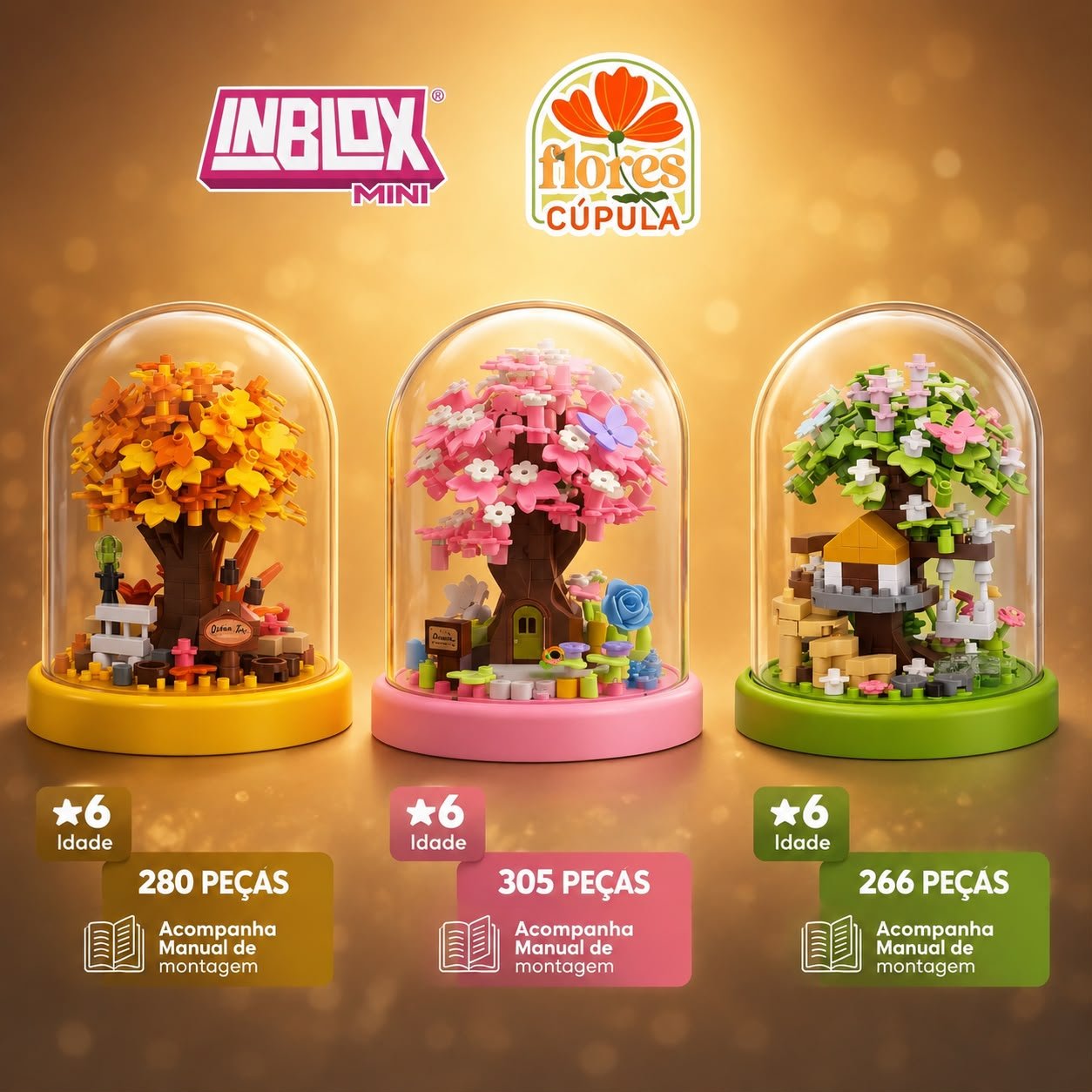 INBLOX MINI CUPULA FLOR
